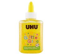 UHU Glitter Glue Bottle 88,5 ml amarillo