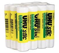 UHU Glue stick, Barra de Pegamento, Pack 12 * 8.2 g