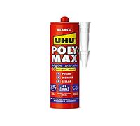 UHU Adhesivo y sellador Poly Max High Tack Express – Montaje extrafuerte Blanco 425 g