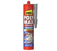 UHU POLY MAX POWER Pegamento de montaje, gris, cartucho de 425 g