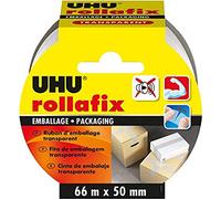 UHU Rollafix - Cinta transparente (66 x 50 mm)