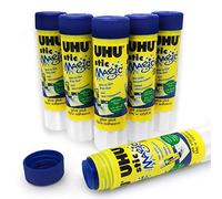 Uhu Stic Mágico Barra de Pegamento - Pack de 6 - 8.2g - Libre de Solventes - 3000688