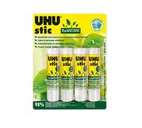 UHU stic Renature - Barra de pegamento (4 x 21 g)