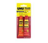 UHU Goma UH45705 35 ml multicolor – Para madera, metal, vidrio – RoHS/REACH – 2 piezas