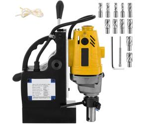 Uimoso MD40 Taladro Magnetico 1100 W 550 RPM Taladro Percutor con Brocas 11 pcs