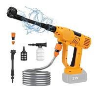 UIOEEJY Limpiador De Alta Presión Para Batería Makita 18V, 65bar a Con Pantalla Táctil, 10 Velocidades Ajustables, 6 En 1 Boquilla Multiusos Presión, Puerto