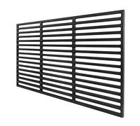 UISEBRT Grill Parrilla Hierro Fundido 60 x 40 cm Esmaltada Cuadrada Rectangular Barbacoa BBQ asado Gas leña carbón para Picnic, Viajes, Patio o Camping en el jardín