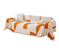 Uitndvyte Fundas de sofá de chenilla reversibles para sofá, toalla para sillón, dos sillones y chaise longues, protectores antideslizantes