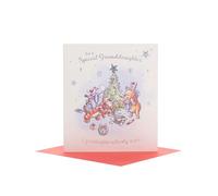 UK Greetings Disney Winnie The Pooh - Tarjeta de Navidad para nieta, diseño adorable