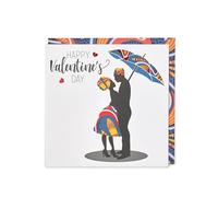 UK Greetings Kindred X Afrotouch - Tarjeta de felicitación de San Valentín