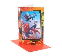 UK Greetings Marvel Spider-Man - Tarjeta de cumpleaños para él/niño, diseño de recuerdo 3D