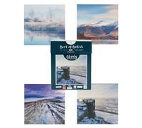 UK Greetings Multipack de 16 tarjetas de Navidad para él/ella/amigo, 4 diseños de paisajes fotográficos