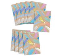 UK Greetings Paquete múltiple de 10 tarjetas de agradecimiento, diseños brillantes, con sobres, 125 x 195 x 15 mm