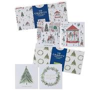 UK Greetings Paquete múltiple de 20 tarjetas de Navidad para él/ella/amigo, 4 diseños con cajas de recuerdo