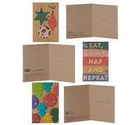 UK Greetings Paquete múltiple de 24 tarjetas de Navidad para él/ella/amigo, 3 diseños de detalles dorados
