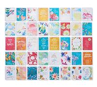 UK Greetings - Paquete múltiple de 40 tarjetas para todas las ocasiones para él/ella/amigo, diseños de Kathy Davis con caja de recuerdo