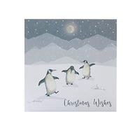 UK Greetings Polar Penguin Friends Design - Paquete múltiple de 8 tarjetas de Navidad benéficas con sobre