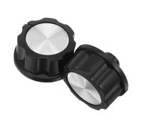 UKCOCO 2 Perillas De Control del Horno Y Freidora De Aire Botones Temporizador Recambio para Estufa Y Parrilla Barbacoa Accesorios Cocina Saludable 1.18X1.18X0.86 Pulgadas