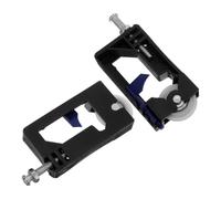 UKCOCO Conjunto de 2 Rodillos Guía para Puertas Corredizas de Plástico Negro con Tecnología Avanzada para Minimizar Ruido, Adecuado para Oficinas y Mejoras Hogar
