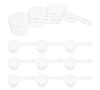 UKCOCO Cuchara Medidora Plástica con Escala 20 Ml para Mascarillas Faciales, Mini Cucharas Pequeñas Multiusos para Mezclar Polvos y Líquidos en Cuidado Piel y Belleza Reutilizable