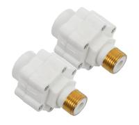 UKCOCO Dispositivo Antifugas 2 Unidades Protección contra Fugas Material Abs y Cobre y Fácil Instalación para Calentador de Agua Eléctrico y Solar para Cocina y Baño