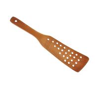 UKCOCO Espátula de Cocina de Madera Marrón Antiadherente 24 Agujeros, Fácil de Limpiar, Adecuado para Restaurante y Comedor en Utensilios de Cocina