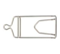 UKCOCO Gancho de Acero Inoxidable para Carne, Aves y Tocino, Plata | Acero Inoxidable, Uso en Jardín y Bbq, Fuerte y Lavable, Práctico para Colgar Piezas