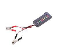 UKCOCO Probador de Baterías Inteligente Protección de Seguridad y Detección Rápida Luz LED Material Abs para Diagnóstico Fácil en Vehículos y Motocicletas