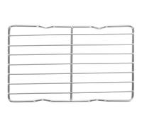 UKCOCO Rejilla de Enfriamiento de Alambre de Acero Inoxidable para Hornear | Plata, Rectangular y Ligera, para Kebabs y Bacon en Barbacoa Exterior, Diseño Portátil Multiuso