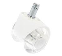 UKCOCO Ruedas de Pu y Aleación de Acero Silla de Oficina de 2 Pulgadas para Doble Rueda Giratorias y Silenciosas, Ideales para Muebles y Escritorios Prácticos