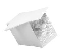 UKCOCO Toallas de Papel para Manos en Color Blanco 40x30 Cm, Servilletas de Boda Gruesas y Plegadas, Uso Único para Baño y Cocina, Paquete de 100 Unidades