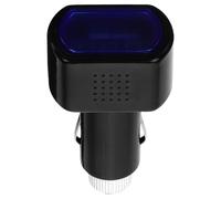 UKCOCO Voltímetro Digital Material Abs para Coche Pantalla LED, Medidor de Voltaje Fácil de Usar, Monitor de Voltaje en Real para Batería de Vehículo