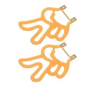 ULDIGI 2 Piezas Bombilla Decorativa LED Filamento Cob Gesto Victoria | Plástico, Brillo Amarillo Cálido sin Deslumbrar, para Decoración Festiva y Escaparates, Estilo Cartoon