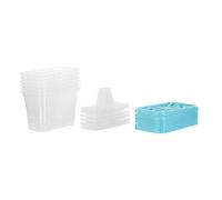 ULDIGI 6piezas Caja Deshumidificadora Vacía de Plástico Contenedor Prueba de Fugas para Armarios Domésticos