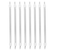 ULDIGI 8 Piezas Elemento Calefactor de Tubo de Cuarzo de 10' Blanco | Calentamiento Rápido, Reemplazo Sencillo, Compatible Estufas de Espacio y Chimeneas Insertables