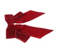 ULDIGI Broche de Lazo de Terciopelo Rojo para Mujer Diseño Doble Elegante Accesorio de Moda Versátil para Ropa y Ceremonias Pin Decorativo para Trajes y Camisas