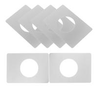 ULDIGI Kit de instalación de cerrojo placa de protección de la puerta placa de cubierta del orificio de la puerta Acero Inoxidable 6 piezas para cerradura de puerta de habitación,
