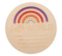 ULDIGI Tarjeta De Del Arco Mes De Decoración De Guardería Para Bebé Anuncio De Nacimiento De Del Bebé Signos De Meses De Bebé Señal De Nombre De Recién Nacido Para