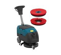 ulsonix Fregadora Aspiradora Industrial con Batería 40 cm 2200 m²/h 160 rpm Abrillantadora monodisco Fregadora aspiradora profesional Fregadora aspiradora de pavimentos Máquina pulidora