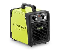 Ulsonix Generador de ozono industrial, purificador de aire, esterilizador de ozono, temporizador 10000 mg/h 95 W AIRCLEAN 10G-ECO (temporizador de 60 minutos, acero recubierto de polvo, filtro de