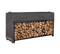ULTCOVER Cubierta impermeable para estantes de leña de 8 pies, resistente, para exteriores, color negro