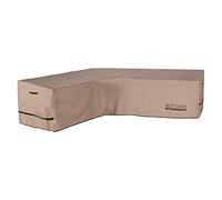 ULTCOVER Funda de sofá en forma de L para patio, impermeable, para muebles seccionales de 6 plazas, 85 x 110 pulgadas de ancho