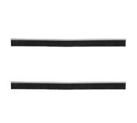 ULTECHNOVO 2 Piezas Burlete Ruido Diseño para Flexible de Cerdas de Puerta Cepillo Negras, Sellador contra Polvo y para Espacios Interiores y Huecos Suelo