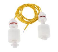 ULTECHNOVO 2 Piezas Interruptor de Flotador de Nivel de Agua del Estanque, Sensor de Nivel de Líquido, Pp, Compacto, Ligero, P45, para Bomba de Agua y Acuario, Industrias Alimentarias