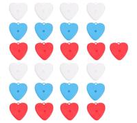 ULTECHNOVO 25 Piezas Peso para Globos Forma de Corazón Colgantes de Globos de Helio Reutilizables de Plástico y Evitan que Floten para Fiesta y Otras Ocasiones Color Color Aleatorio