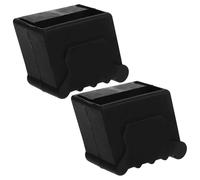 ULTECHNOVO 2piezas Cubiertas de Pies para Escaleras Antideslizantes de Goma Protectores Gruesos y Resistentes al Desgaste Accesorios para Escaleras de Aluminio Protección para Suelas