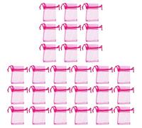ULTECHNOVO 300piezas Bolsas De Organza Cordón Para Almacenamiento De Joyas Color Rosa Bodas y De