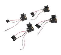 ULTECHNOVO 4 Piezas Kit de Herramientas con Pistola de Impacto y Taladro de Impacto Batería, Portátil y Ligero, Material Plástico y Metal para Reparación Automotriz y Taller
