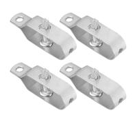 ULTECHNOVO 4 Piezas Tensor de Alambre para Cercas Tensores de Alambre de Acero A3 Plata para Cables y Cuerdas Ajuste de Tensión y Tensado para Gallineros y Conejeras
