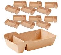 ULTECHNOVO 50piezas Contenedor Para Refrigerios Cajas Ligero y Portátil Para Llevar